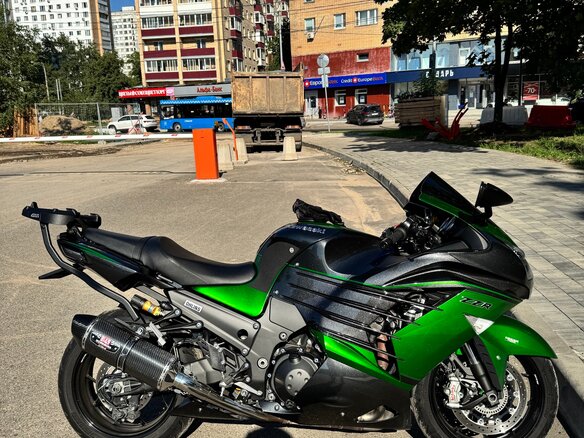 2018 Kawasaki ZZR 1400, зелёный, 1350000 рублей - вид 8
