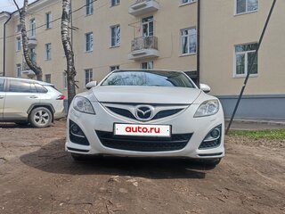 2012 Mazda 6 II (GH) Рестайлинг, белый, 965000 рублей, вид 3