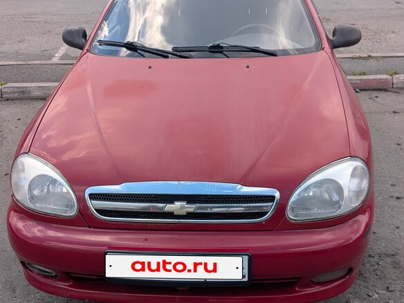 2008 Chevrolet Lanos I, красный, 150000 рублей