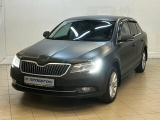 2014 Skoda Superb II Рестайлинг, чёрный, 1040000 рублей, вид 2