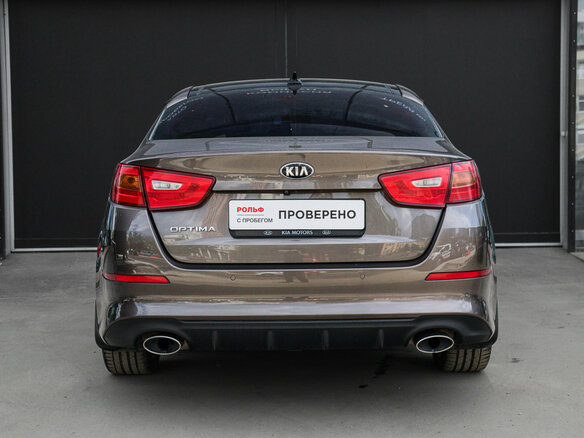 2014 Kia Optima III Рестайлинг, коричневый - вид 4