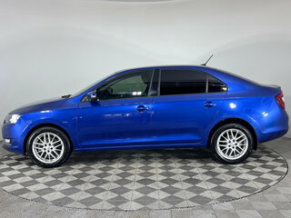 2017 Skoda Rapid I Рестайлинг, синий, 1250000 рублей, вид 4