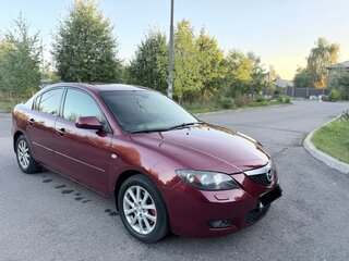 2008 Mazda 3 4-speed I (BK) Рестайлинг, красный, 470000 рублей, вид 2