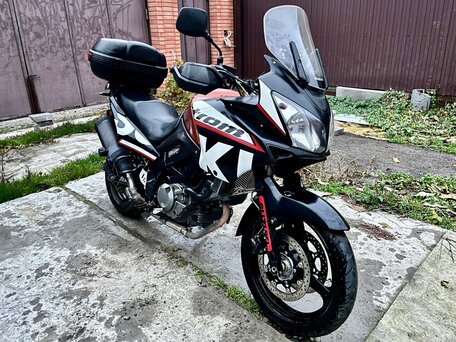 2011 Suzuki V-Strom DL 650, чёрный, 420000 рублей, вид 4