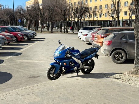 2002 Yamaha YZF600R Thundercat, синий, 320000 рублей, вид 1