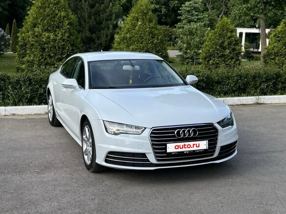 2014 Audi A7 I (4G) Рестайлинг, белый, 2340000 рублей - вид 4