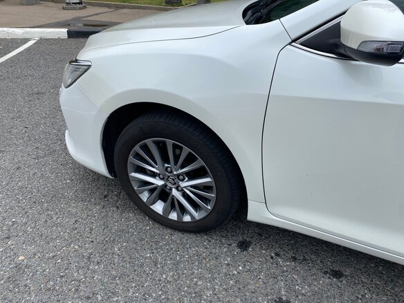 2016 Toyota Camry VII (XV50) Рестайлинг, белый, 2000000 рублей - вид 7