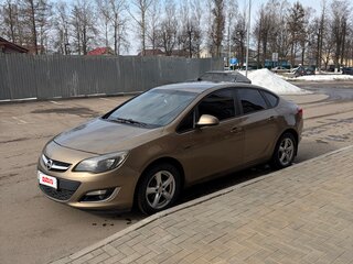 2012 Opel Astra J Рестайлинг, бежевый, 405000 рублей, вид 2