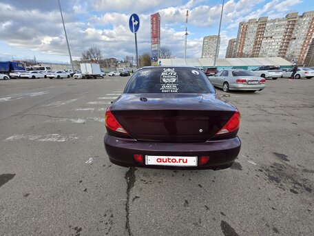 2008 Kia Spectra I Рестайлинг 2, красный, 280000 рублей, вид 4