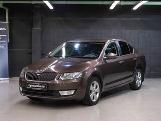 2014 Skoda Octavia III (A7), коричневый, 1197000 рублей, вид 1