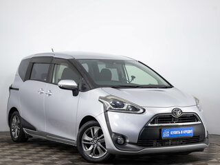 2016 Toyota Sienta II, серебристый, 1349000 рублей, вид 1