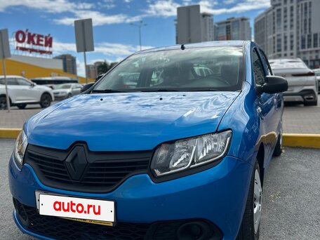 2015 Renault Sandero II, синий, 569000 рублей, вид 4