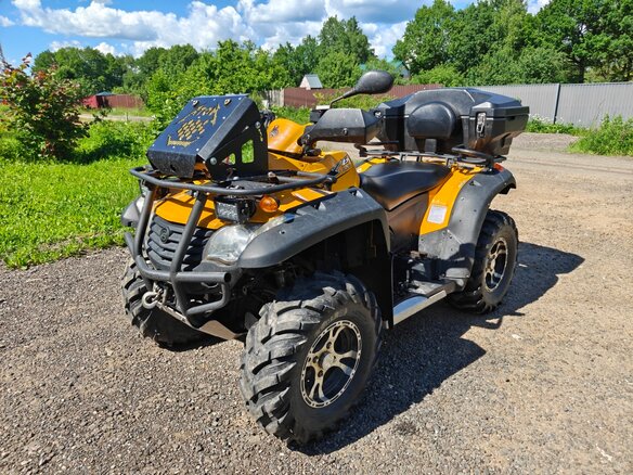 2014 CFMoto CF600-X6, жёлтый, 545000 рублей - вид 8