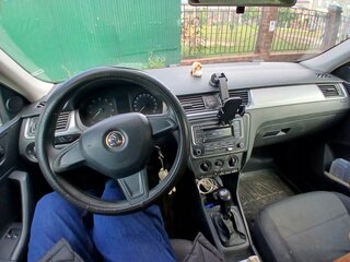 2014 Skoda Rapid I, серебристый, 787500 рублей, вид 4