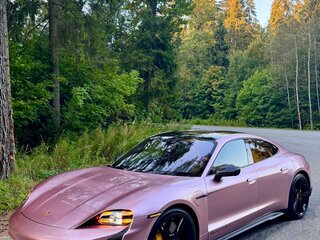 2021 Porsche Taycan Turbo S I, розовый, 14500000 рублей, вид 1