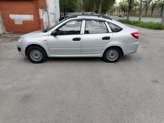 2015 Lada (ВАЗ) Granta I, серебристый, 530000 рублей, вид 5