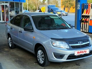 2014 Lada (ВАЗ) Granta I, серебристый, 385000 рублей, вид 5