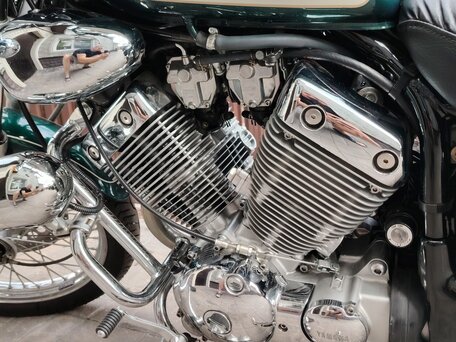 2000 Yamaha XV535 Virago, зелёный, 600000 рублей, вид 2