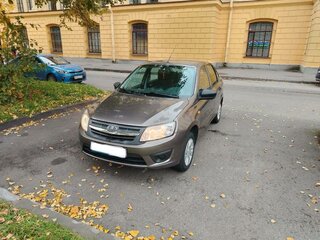 2015 Lada (ВАЗ) Granta I, коричневый, 550000 рублей, вид 2
