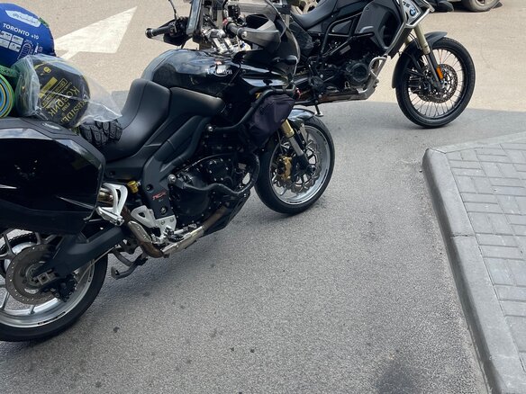 2008 Triumph Tiger 1050, чёрный, 480000 рублей - вид 6