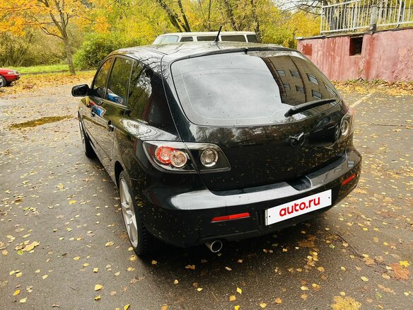 2008 Mazda 3 I (BK) Рестайлинг, чёрный - вид 5