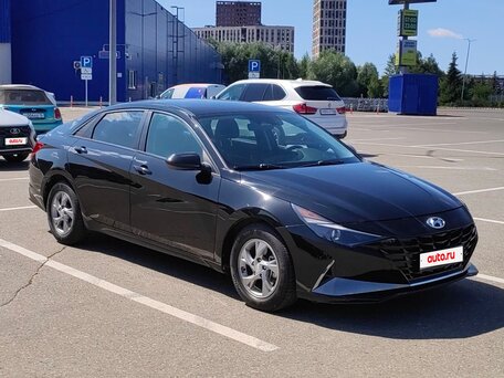 2020 Hyundai Elantra VII (CN7), чёрный, 1740000 рублей, вид 3