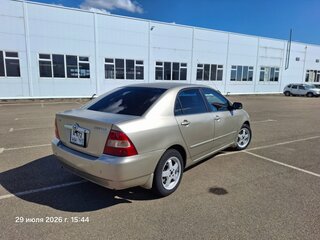 2001 Toyota Corolla IX (E120, E130), золотистый, 423000 рублей, вид 4