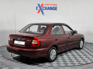 2008 Hyundai Accent ТагАЗ II, красный, 314000 рублей, вид 4