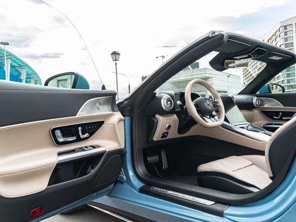 2024 Mercedes-Benz SL-Класс AMG 63 AMG IV (R232), голубой - вид 18
