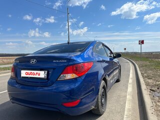 2012 Hyundai Solaris I, синий, 500000 рублей, вид 4