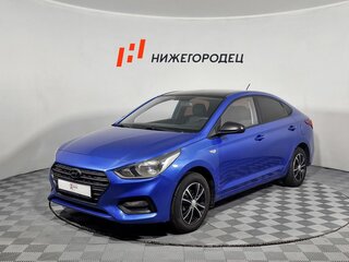 2019 Hyundai Solaris II, синий, 929000 рублей, вид 1