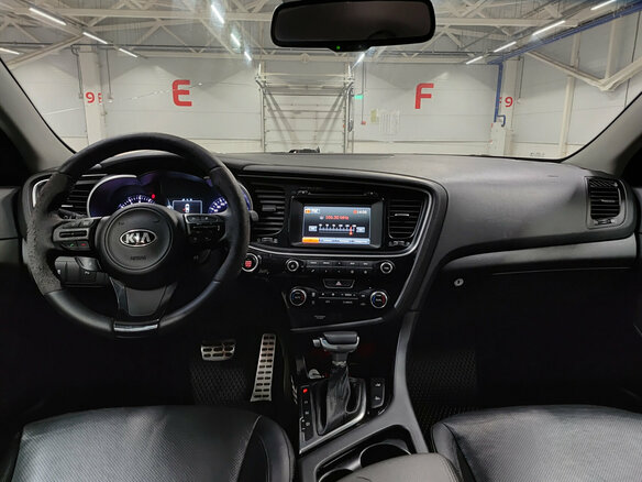 2014 Kia Optima III Рестайлинг, серый, 1140000 рублей - вид 13