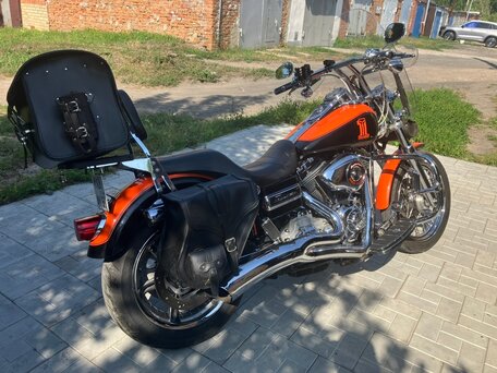 2008 Harley-Davidson Dyna Super Glide, чёрный, 830000 рублей, вид 2
