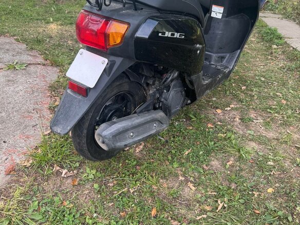 2021 Yamaha Jog, чёрный, 125000 рублей - вид 3