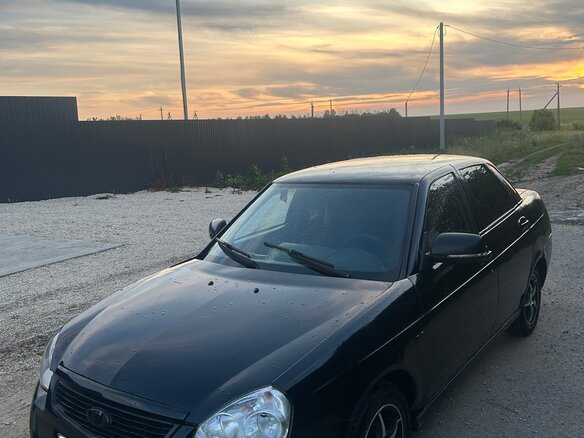 2010 Lada (ВАЗ) Priora I, чёрный, 240000 рублей