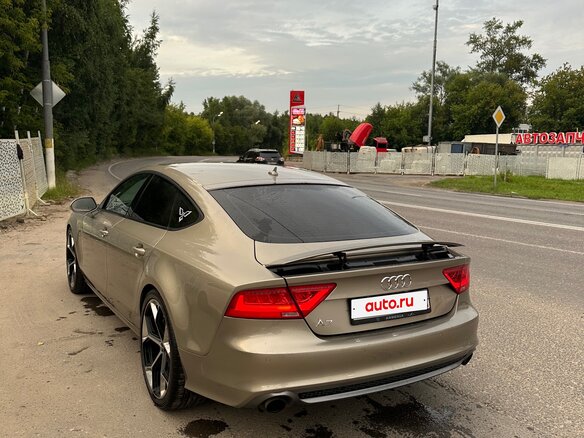 2013 Audi A7 S-tronic I (4G), бежевый, 2350000 рублей - вид 22