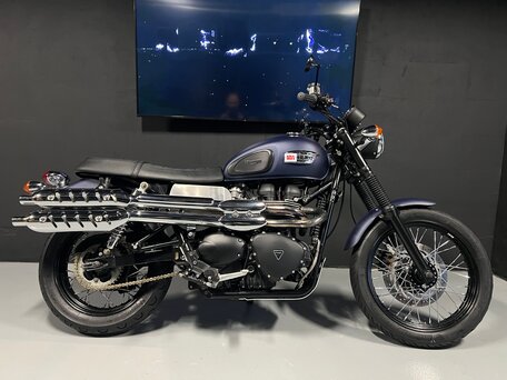 2014 Triumph Scrambler, фиолетовый, 650000 рублей, вид 2