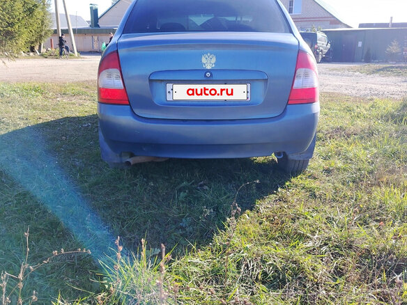 2006 Lada (ВАЗ) Kalina I, синий, 125000 рублей - вид 3