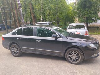 2014 Skoda Superb II Рестайлинг, чёрный, 1150000 рублей, вид 2