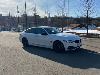 2017 BMW 4 серии Gran Coupe 420d xDrive F32/F33/F36 Рестайлинг, белый, 2950000 рублей, вид 5