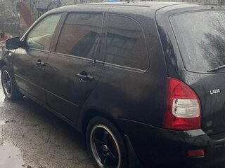 2009 Lada (ВАЗ) Kalina I, чёрный, 180000 рублей, вид 4