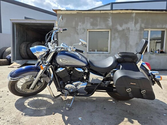 2001 Honda Shadow 750, синий, 400000 рублей - вид 6
