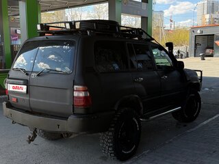 2004 Toyota Land Cruiser 105 100 Series Рестайлинг 1, чёрный, 2490000 рублей, вид 5