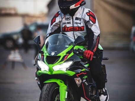 2021 Kawasaki ZX-6R Ninja, зелёный, 960000 рублей, вид 1