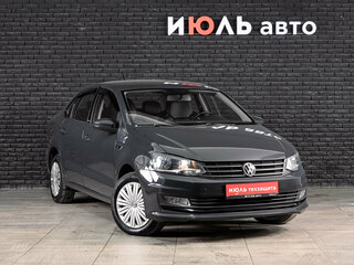 2017 Volkswagen Polo V Рестайлинг, серый, 1250000 рублей, вид 3