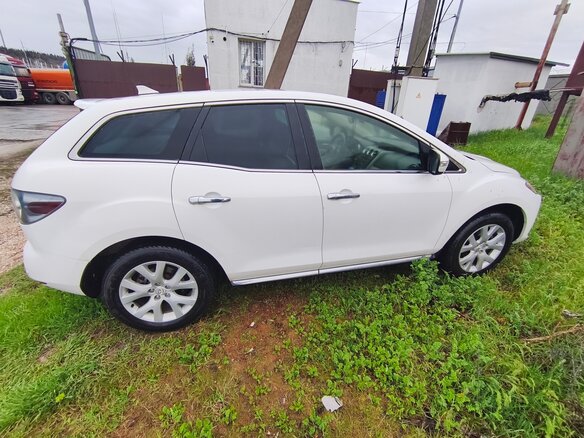 2010 Mazda CX-7 I Рестайлинг, белый, 1100000 рублей - вид 1
