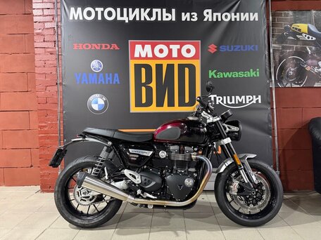 2024 Triumph Speed Twin, пурпурный, 1400000 рублей, вид 2