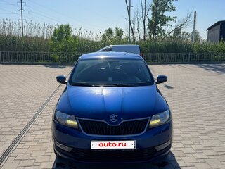 2018 Skoda Rapid I Рестайлинг, синий, 1380000 рублей, вид 3
