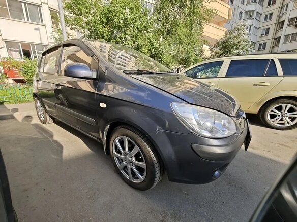 2007 Hyundai Getz I Рестайлинг, серый, 600000 рублей - вид 7