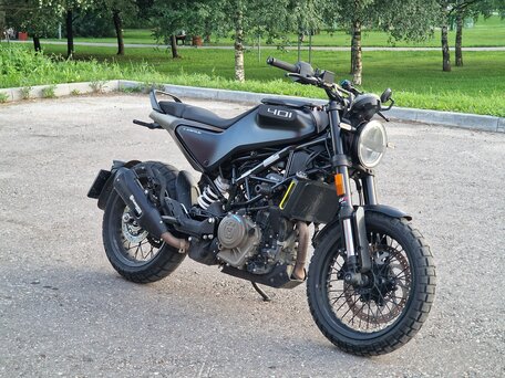 2023 Husqvarna Svartpilen 401, чёрный, 470000 рублей, вид 3
